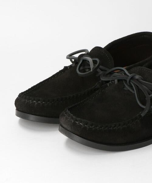 YUKETEN（ユケテン）の「＜YUKETEN（ユケテン）＞ CANOE MOC W/SOLE/シューズ（モカシン/デッキシューズ・メンズ・ブラック・8h/9h/8/9/7h）」の6枚目の写真