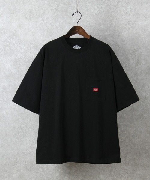 Dickies（ディッキーズ）の「【DICKIES／ディッキーズ】ミニロゴビッグポケット半袖Tシャツ/オーバーサイズ/ユニセックス（Tシャツ/カットソー・メンズ・ブラック/アッシュグレー/ホワイト系その他/ブルー系その他/ブルー/ホワイト/ベージュ系その他/ラベンダー/ブラック系その他/ベージュ・M/L/XL）」の11枚目の写真