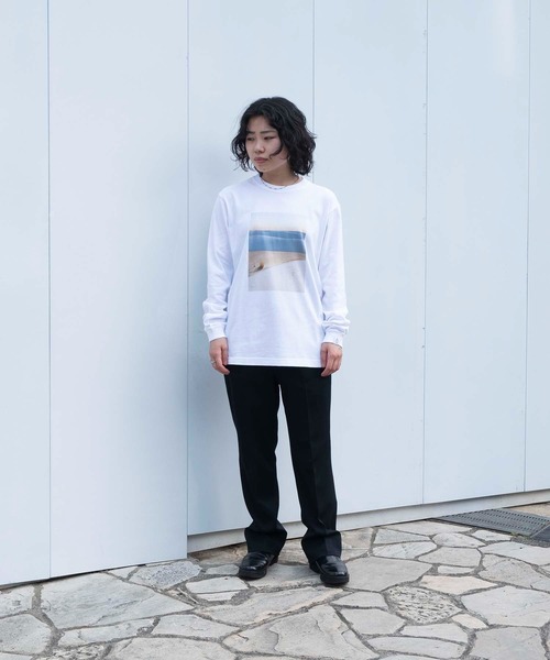 POET MEETS DUBWISE（ポエットミーツダブワイズ）の「【POET MEETS DUBWISE】Dawn Photo Inkjet L/S Tシャツ（Tシャツ/カットソー・メンズ・ホワイト・M/L/S/XL）」の3枚目の写真