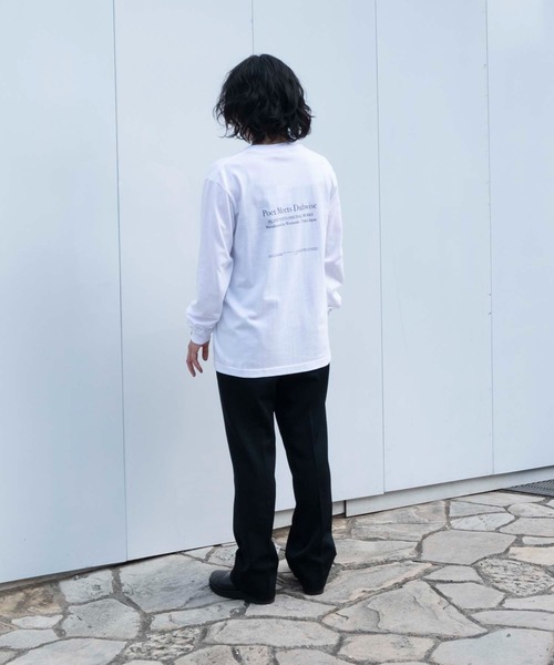 POET MEETS DUBWISE（ポエットミーツダブワイズ）の「【POET MEETS DUBWISE】Dawn Photo Inkjet L/S Tシャツ（Tシャツ/カットソー・メンズ・ホワイト・M/L/S/XL）」の6枚目の写真