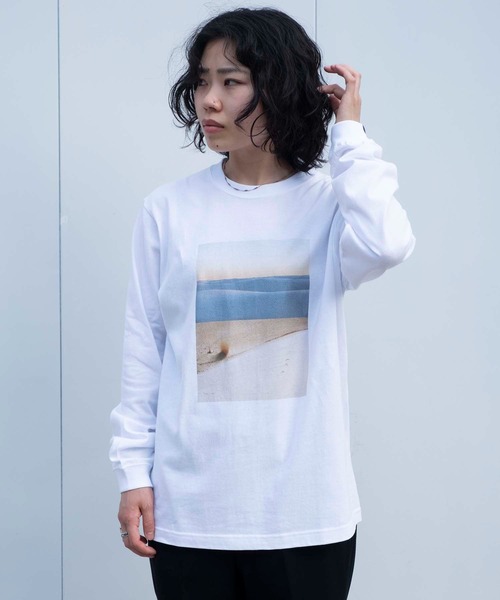 POET MEETS DUBWISE（ポエットミーツダブワイズ）の「【POET MEETS DUBWISE】Dawn Photo Inkjet L/S Tシャツ（Tシャツ/カットソー・メンズ・ホワイト・M/L/S/XL）」の11枚目の写真
