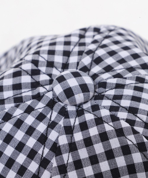 WC(ダブル シー)の「ギンガムチェックキャップ(キャップ・レディース・ブラック/オレンジ/グリーン・FREE)」の13枚目の写真