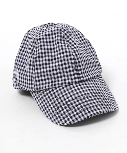 WC(ダブル シー)の「ギンガムチェックキャップ(キャップ・レディース・ブラック/オレンジ/グリーン・FREE)」の16枚目の写真