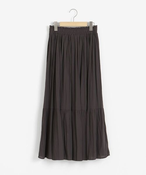 le.coeur blanc(ルクールブラン)の「カッセンヨウリュウギャザースカート(スカート・レディース・ライトグレー/ダークブラウン/ライトグリーン・38/36)」の21枚目の写真