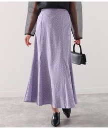 ランダムドットマーメイドスカート