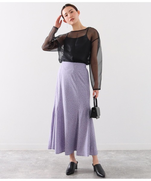 Alluge(アルージュ)の「ランダムドットマーメイドスカート(スカート・レディース・イエロー/ブラック/ラベンダー・FREE)」の17枚目の写真