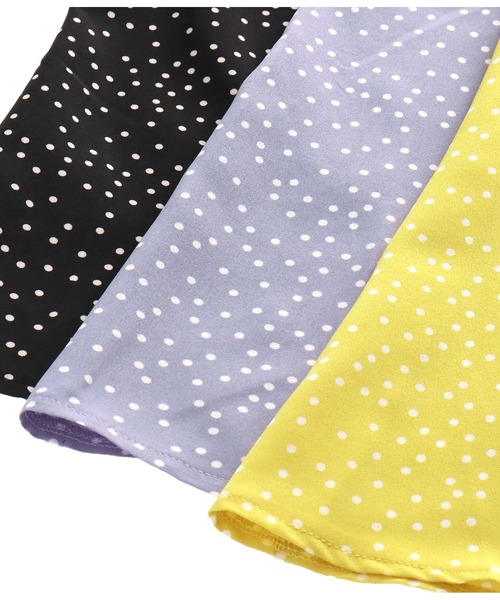 Alluge(アルージュ)の「ランダムドットマーメイドスカート(スカート・レディース・イエロー/ブラック/ラベンダー・FREE)」の12枚目の写真