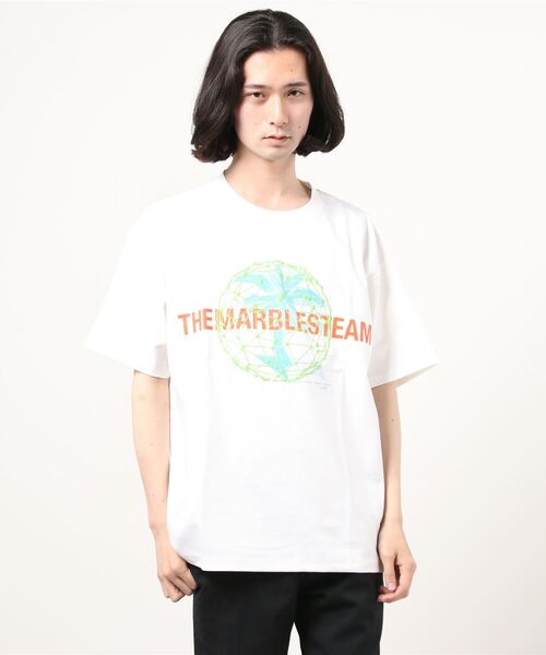MARBLES（マーブルズ）の「MARBLES (マーブルズ)Earth TEE（Tシャツ/カットソー・メンズ・ホワイト/ブラック・SMALL/MEDIUM/LARGE）」の2枚目の写真