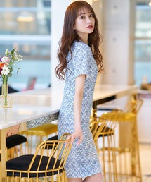 Emiriawiz マリアケントツイードショートスリーブワンピース　新品　補正有 emiriawiz（エミリアウィズ）の「マリアケントツイードショート