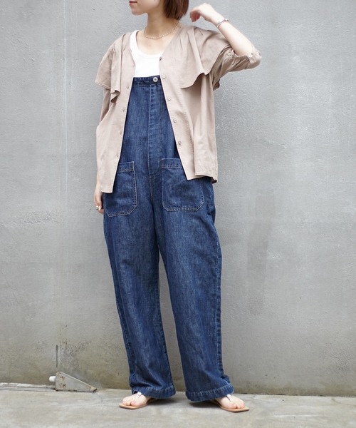 CIAOPANIC TYPY（チャオパニックティピー）の「リネンレーヨンタック衿ブラウス（シャツ/ブラウス・レディース・ホワイト/ブラック/グレイッシュベージュ・ONE SIZE）」の17枚目の写真