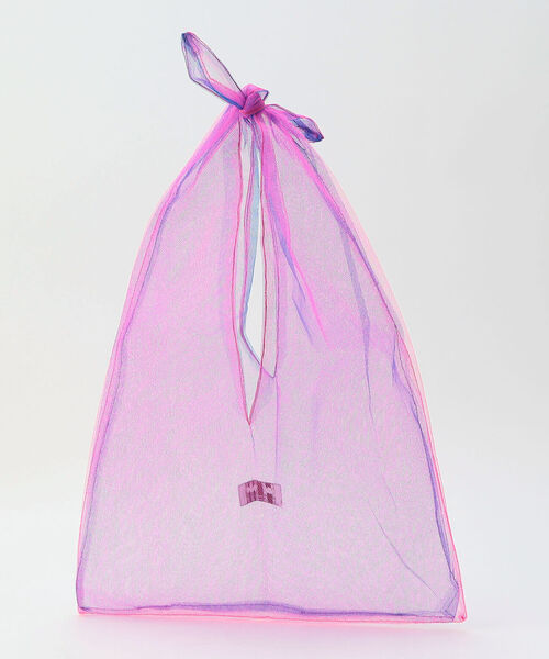 HOLLINGWORTH COUNTRY OUTFITTERS（ホリングワース カントリーアウトフィッターズ）の「メッシュ結びバッグ（ショルダーバッグ・レディース・パープル系その他3/グリーン系その他3・FREE）」の11枚目の写真