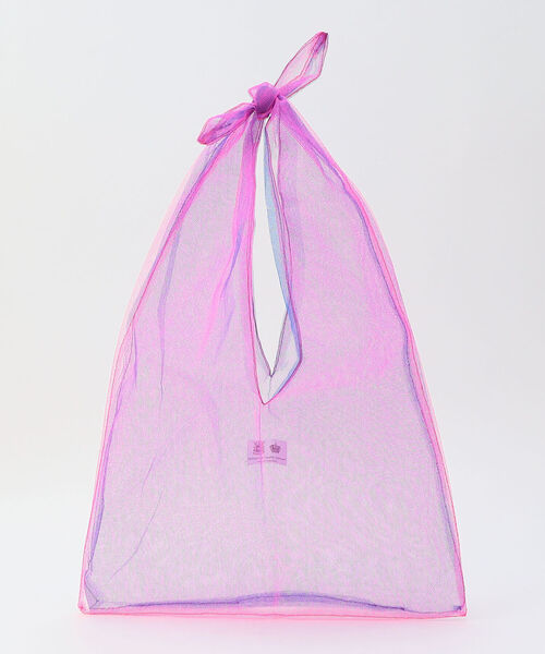 HOLLINGWORTH COUNTRY OUTFITTERS（ホリングワース カントリーアウトフィッターズ）の「メッシュ結びバッグ（ショルダーバッグ・レディース・パープル系その他3/グリーン系その他3・FREE）」の13枚目の写真