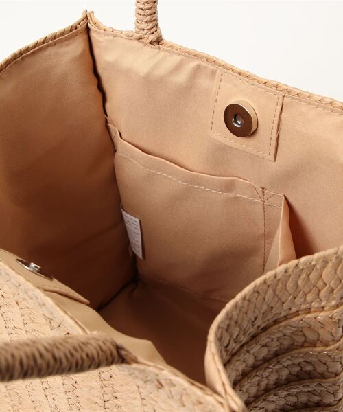 Rewde（ルゥデ）の「スクエアボックストートバッグ（1R18-KB02）（トートバッグ・レディース・ベージュ/グレー/キャメル・FREE）」の7枚目の写真