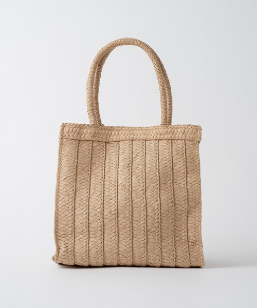 Rewde（ルゥデ）の「スクエアボックストートバッグ（1R18-KB02）（トートバッグ・レディース・ベージュ/グレー/キャメル・FREE）」の4枚目の写真