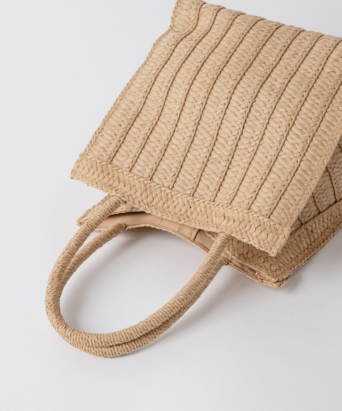 Rewde（ルゥデ）の「スクエアボックストートバッグ（1R18-KB02）（トートバッグ・レディース・ベージュ/グレー/キャメル・FREE）」の18枚目の写真