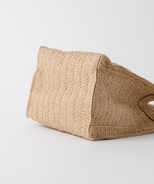 Rewde（ルゥデ）の「スクエアボックストートバッグ（1R18-KB02）（トートバッグ・レディース・ベージュ/グレー/キャメル・FREE）」の9枚目の写真