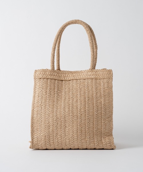 Rewde（ルゥデ）の「スクエアボックストートバッグ（1R18-KB02）（トートバッグ・レディース・ベージュ/グレー/キャメル・FREE）」の8枚目の写真