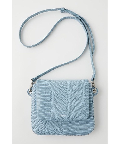 MOUSSY（マウジー）の「2LAYER SHOULDER バッグ（ショルダーバッグ・レディース・サックスブルー/ブラック/ライトグリーン・FREE）」の13枚目の写真