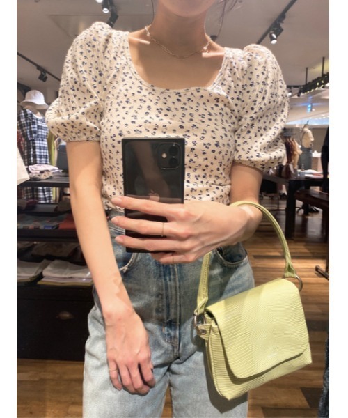 MOUSSY（マウジー）の「2LAYER SHOULDER バッグ（ショルダーバッグ・レディース・サックスブルー/ブラック/ライトグリーン・FREE）」の8枚目の写真