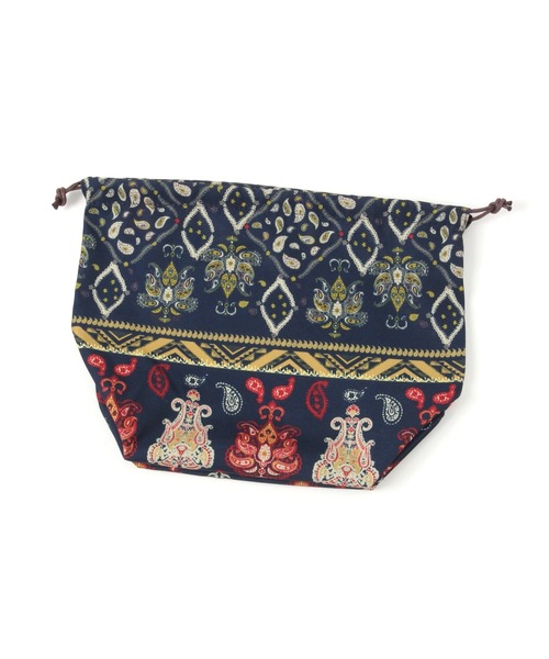 studio CLIP(スタディオクリップ)の「21アソート柄巾着バッグ(トートバッグ・レディース・ライトグレー/ピンク/ネイビー/アイボリー/ブルー/グリーン・FREE)」の9枚目の写真