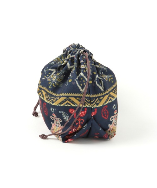 studio CLIP(スタディオクリップ)の「21アソート柄巾着バッグ(トートバッグ・レディース・ライトグレー/ピンク/ネイビー/アイボリー/ブルー/グリーン・FREE)」の15枚目の写真