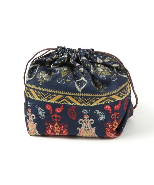 studio CLIP(スタディオクリップ)の「21アソート柄巾着バッグ(トートバッグ・レディース・ライトグレー/ピンク/ネイビー/アイボリー/ブルー/グリーン・FREE)」の20枚目の写真