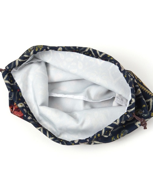 studio CLIP(スタディオクリップ)の「21アソート柄巾着バッグ(トートバッグ・レディース・ライトグレー/ピンク/ネイビー/アイボリー/ブルー/グリーン・FREE)」の7枚目の写真