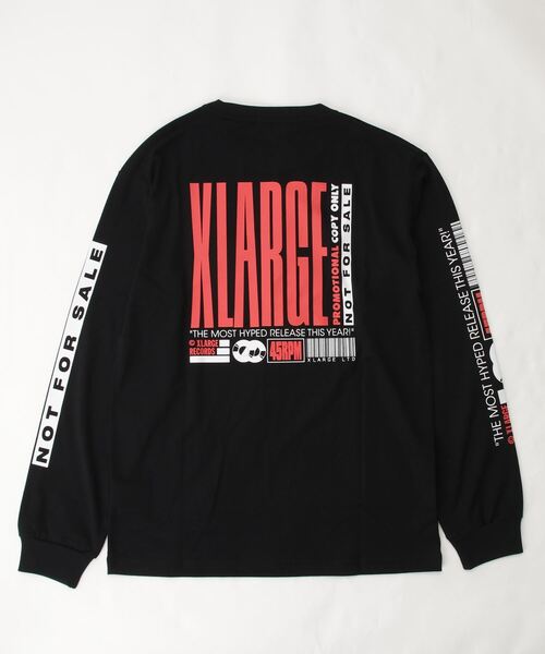 XLARGE(エクストララージ)の「XLARGE/エクストララージ 90S TYPOGRAPHY L/S Tee 長袖Tシャツ(Tシャツ/カットソー・メンズ・ホワイト/ブラック・M/L/XL)」の4枚目の写真