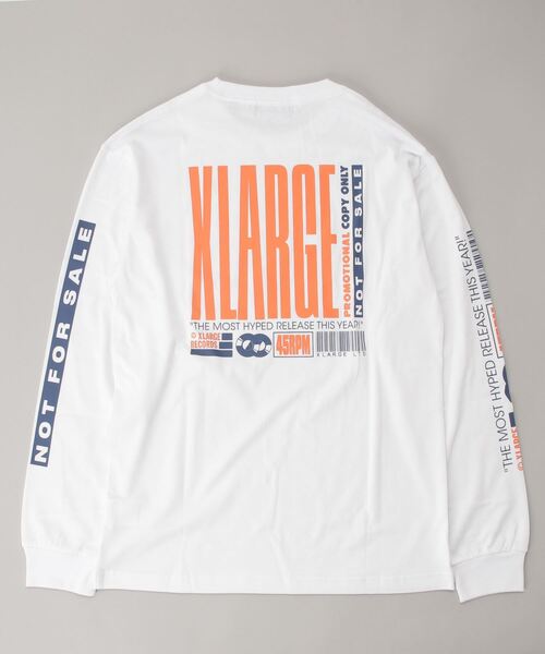 XLARGE(エクストララージ)の「XLARGE/エクストララージ 90S TYPOGRAPHY L/S Tee 長袖Tシャツ(Tシャツ/カットソー・メンズ・ホワイト/ブラック・M/L/XL)」の6枚目の写真
