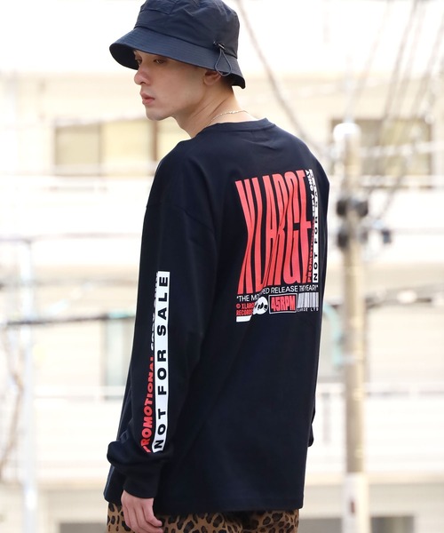XLARGE(エクストララージ)の「XLARGE/エクストララージ 90S TYPOGRAPHY L/S Tee 長袖Tシャツ(Tシャツ/カットソー・メンズ・ホワイト/ブラック・M/L/XL)」の7枚目の写真