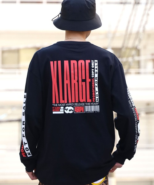 XLARGE(エクストララージ)の「XLARGE/エクストララージ 90S TYPOGRAPHY L/S Tee 長袖Tシャツ(Tシャツ/カットソー・メンズ・ホワイト/ブラック・M/L/XL)」の14枚目の写真