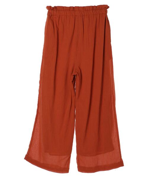 earth music&ecology(アースミュージックアンドエコロジー)の「コットン楊柳パンツ *(その他パンツ・レディース・ブラック/グリーン/モカ/テラコッタ・FREE)」の16枚目の写真