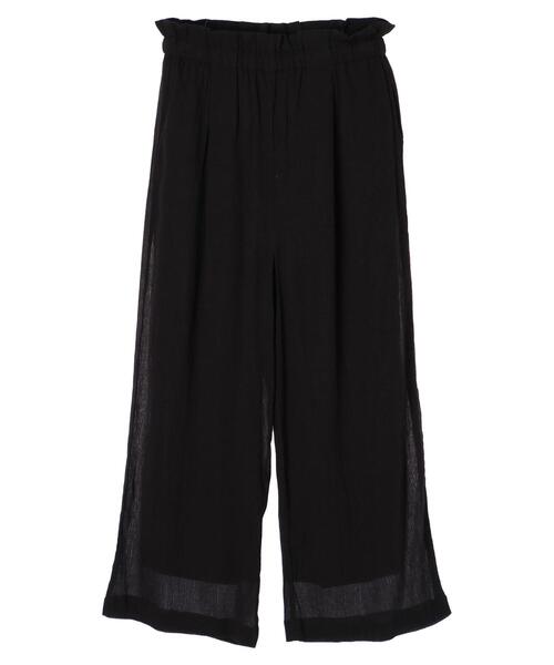 earth music&ecology(アースミュージックアンドエコロジー)の「コットン楊柳パンツ *(その他パンツ・レディース・ブラック/グリーン/モカ/テラコッタ・FREE)」の20枚目の写真