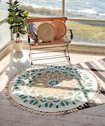 チャイハネ | 【チャイハネ】メンデルフリンジ付きラウンドクロス(インテリア雑貨)