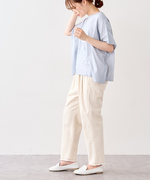 PUAL CE CIN（ピュアルセシン）の「低温染めプルオーバー（Tシャツ/カットソー・レディース・グレー/ピンク/イエロー/ミント/ライトピンク/ライトベージュ/コーラル/ブルー・FREE）」の21枚目の写真