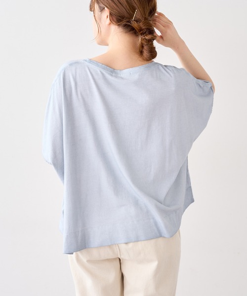 PUAL CE CIN（ピュアルセシン）の「低温染めプルオーバー（Tシャツ/カットソー・レディース・グレー/ピンク/イエロー/ミント/ライトピンク/ライトベージュ/コーラル/ブルー・FREE）」の18枚目の写真