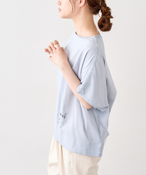 PUAL CE CIN（ピュアルセシン）の「低温染めプルオーバー（Tシャツ/カットソー・レディース・グレー/ピンク/イエロー/ミント/ライトピンク/ライトベージュ/コーラル/ブルー・FREE）」の17枚目の写真