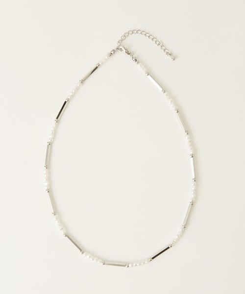 BEAUTY&YOUTH UNITED ARROWS（ビューティーアンドユースユナイテッドアローズ）の「by MBOS イミテーションパール メタル ネックレス（ネックレス・メンズ・その他1・FREE）」の5枚目の写真