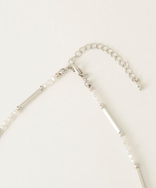 BEAUTY&YOUTH UNITED ARROWS（ビューティーアンドユースユナイテッドアローズ）の「by MBOS イミテーションパール メタル ネックレス（ネックレス・メンズ・その他1・FREE）」の6枚目の写真