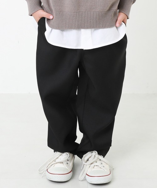 devirock（デビロック）の「スラックスパンツ（スラックス・キッズ・ブラック/ブラウン/チャコール・110cm/100cm/120cm/130cm/140cm/150cm/160cm）」の2枚目の写真