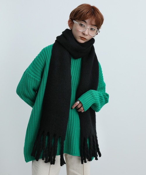 ボリュームフリンジマフラー（マフラー）｜select MOCA（セレクトモカ