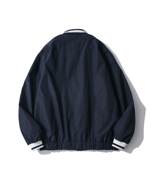 HOOK(フック)の「【HOOK】アメカジワークシャツ風コーチジャケット(ブルゾン・メンズ・ベージュ/イエロー/ブルー・M/L/XL)」の9枚目の写真