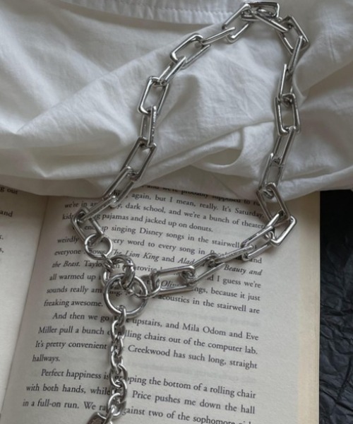 KOR（ケーオーアール）の「スクエアチェーン クレッシェンド ネックレス チョーカー（ネックレス・メンズ・シルバー/ゴールド・FREE）」の10枚目の写真