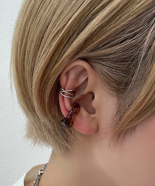 apres jour mignon（アプレジュールミニョン）の「【apresjour mignon×ARIAZ】アクリルイヤカフセット（イヤーカフ・レディース・ライトブルー/アイボリー/その他/ライトブラウン/マスタード・ONESIZE）」の3枚目の写真