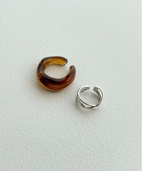 apres jour mignon（アプレジュールミニョン）の「【apresjour mignon×ARIAZ】アクリルイヤカフセット（イヤーカフ・レディース・ライトブルー/アイボリー/その他/ライトブラウン/マスタード・ONESIZE）」の7枚目の写真