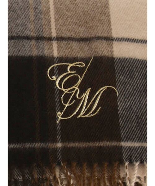 EATME（イートミー）の「EMチェックストール（ストール/ショール・レディース・ブラック/ライトブラウン・FREE）」の12枚目の写真