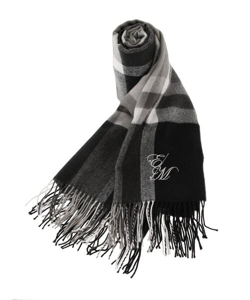 EATME（イートミー）の「EMチェックストール（ストール/ショール・レディース・ブラック/ライトブラウン・FREE）」の13枚目の写真