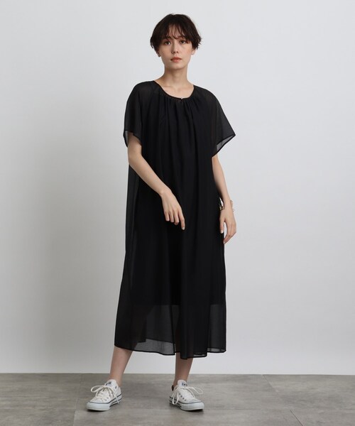 セール Indivi インディヴィ のワンピース シャイニーボイルワンピース 127 21 02 をセール価格で購入できます Indivi シャイニーボイルワンピース ワンピース Indivi インディヴィ のファッション ワンピース ドレス 洗える 割引卸し売り の