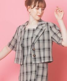 MAJESTIC LEGON | ハーフスリーブLadyジャケット(シャツ/ブラウス)