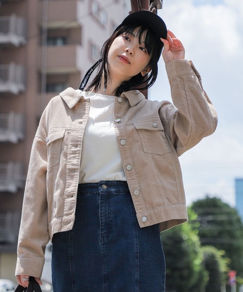 Honeys（ハニーズ）の「レースアップジャケット（その他アウター・レディース・ベージュ/アイボリー/モカ/ピンク系その他・S/M/L）」の12枚目の写真